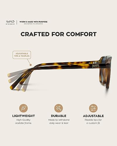 Men's Polarized Aviator Square Sunglasses - Tortoise/Blue Gradient