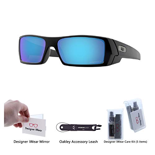 Oakley Gascan OO9014 Black Prizm Polarized Sunglasses Bundle