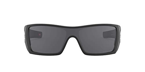 Oakley Men's Batwolf Sunglasses, Black/Grey Polarized