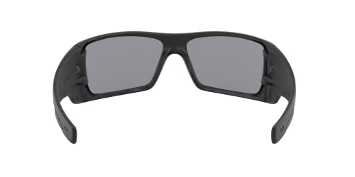 Oakley Men's Batwolf Sunglasses, Black/Grey Polarized