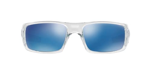 Oakley Crankshaft Sunglasses, Polished Clear/Ice Irid, One Size