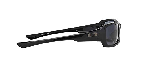 Oakley Men's Fives Squared Sunglasses, Polished Black/Grey