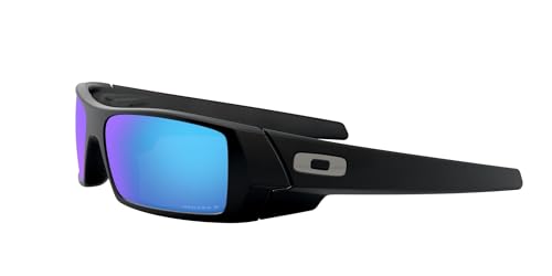 Men's Oakley Gascan Sunglasses, Matte Black/Prizm Sapphire Iridium