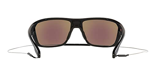 Oakley Men's Split Shot Sunglasses, Matte Black/Yellow Icon