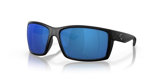 Costa Del Mar Men's Reefton Sunglasses, Blackout/Blue Mirror