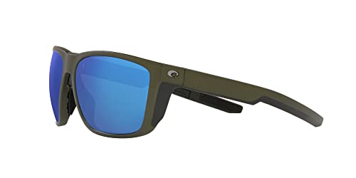 Costa Del Mar Men's FERG Polarized Sunglasses, Moss/Blue