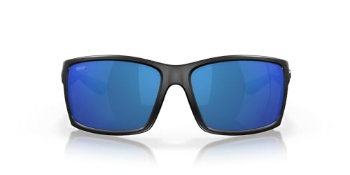 Costa Del Mar Men's Reefton Sunglasses, Blackout/Blue Mirror