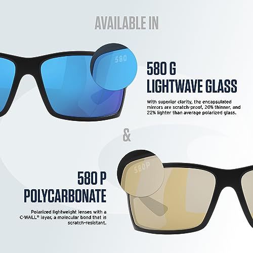 Costa Del Mar FERG XL Polarized Sunglasses, Grey
