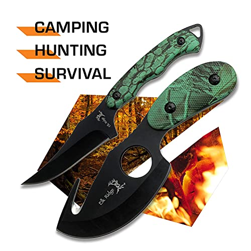 Elk Ridge 2-Piece Fixed Blade Knife Set - Hunting/Fishing