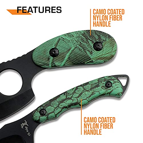 Elk Ridge 2-Piece Fixed Blade Knife Set - Hunting/Fishing