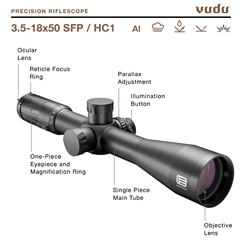 EOTECH Vudu Precision Rifle Scope 3.5-18x50mm