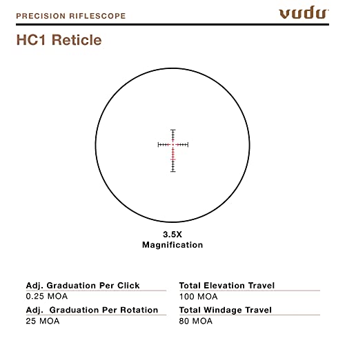 EOTECH Vudu Precision Rifle Scope 3.5-18x50mm