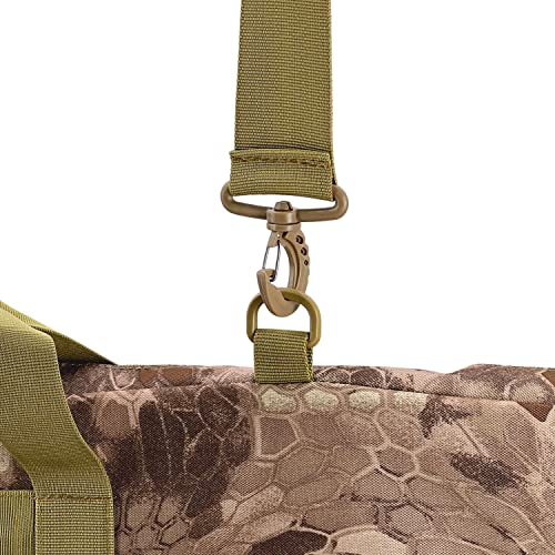 Silfrae Soft Camo Brown Compound Bow Case with Arrow Pocket