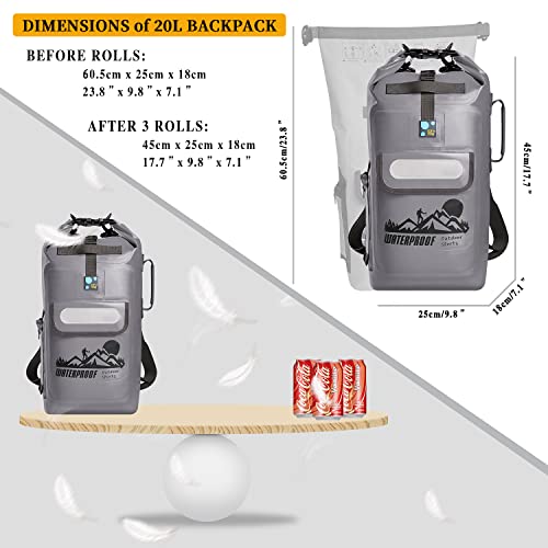 Waterproof Floating Dry Bag Backpack 20L/30L/40L