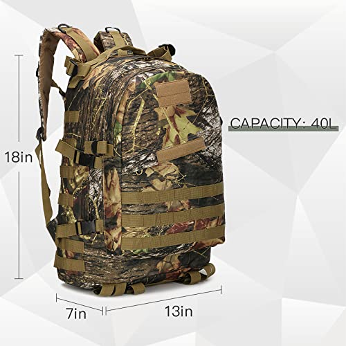 Digital Forest 40L Hunting Backpack for Men - Camo