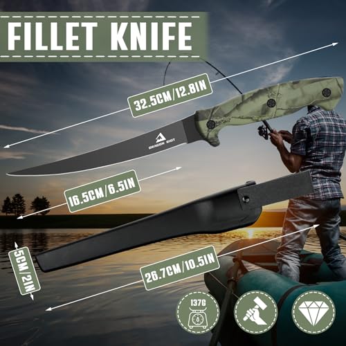 DRAGON RIOT 7 inch Fillet Knife for Anglers