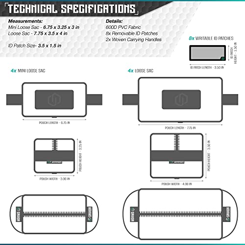 Savior Equipment Tactical Ammo Pouch 4-Pack with ID Patches