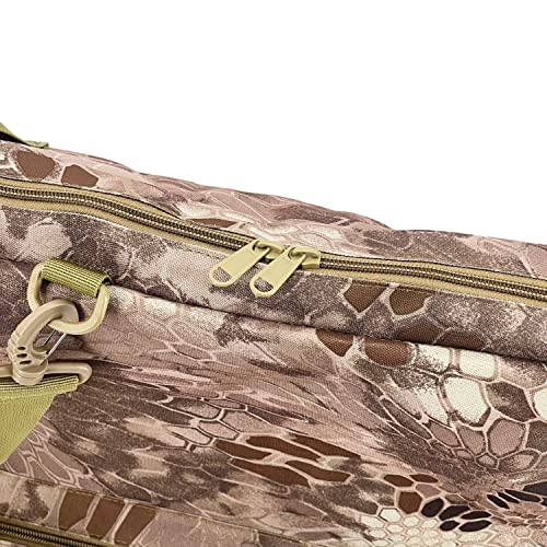 Silfrae Soft Camo Brown Compound Bow Case with Arrow Pocket
