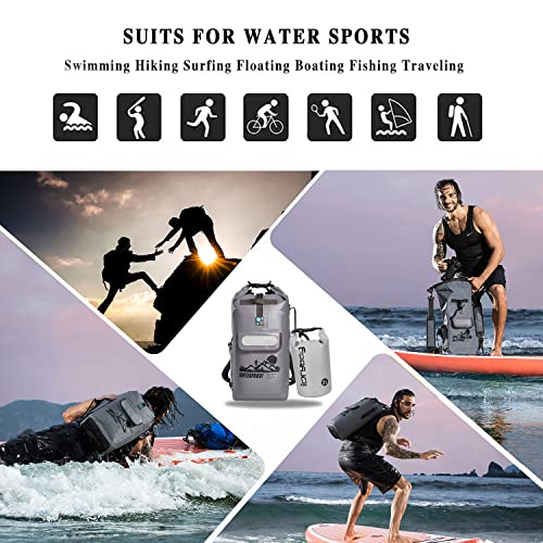 Waterproof Floating Dry Bag Backpack 20L/30L/40L