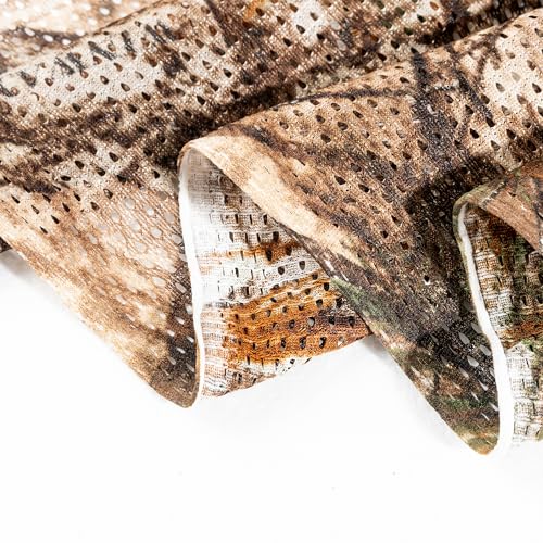 Camo Burlap 75D Camouflage Netting for Hunting Blinds