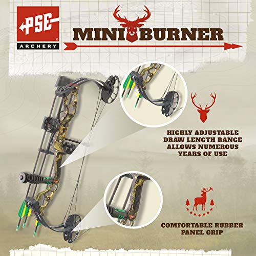 PSE ARCHERY Mini Burner Compound Bow - Mossy Oak Country Camo - Right Hand