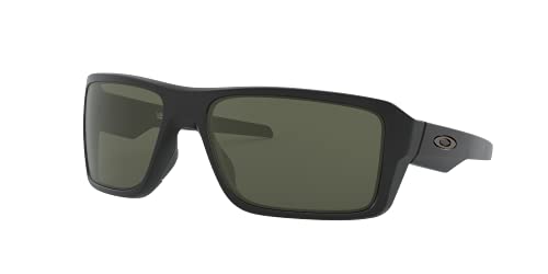 Oakley Men's Double Edge Sunglasses, Matte Black/Dark Grey