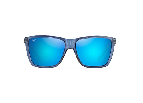 Maui Jim Cruzem Polarized Sunglasses, Dark Translucent Blue