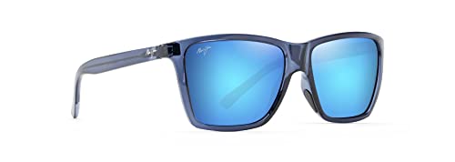 Maui Jim Cruzem Polarized Sunglasses, Dark Translucent Blue
