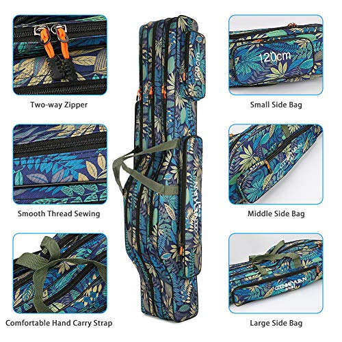 Portable Waterproof Camo Fishing Rod Case (47inch)