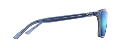 Maui Jim Cruzem Polarized Sunglasses, Dark Translucent Blue