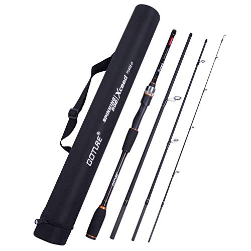 Portable Travel Spinning Fishing Rod Pack - Carbon Fiber