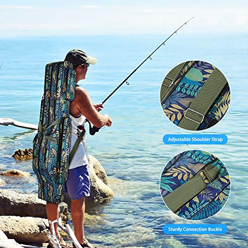 Portable Waterproof Camo Fishing Rod Case (47inch)