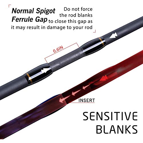 Portable Travel Spinning Fishing Rod Pack - Carbon Fiber