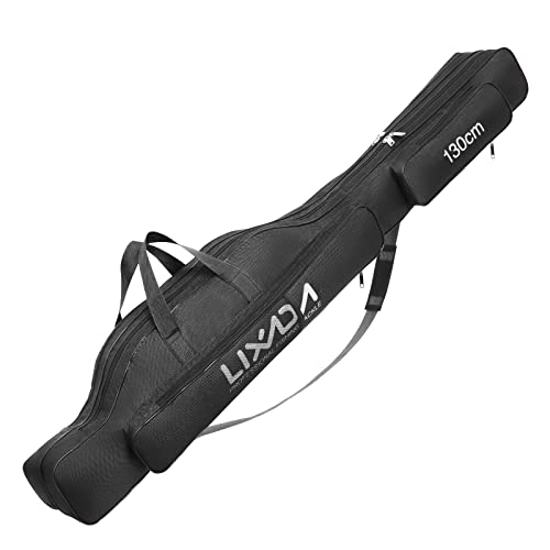 LIXADA Portable Folding Fishing Rod Case Organizer