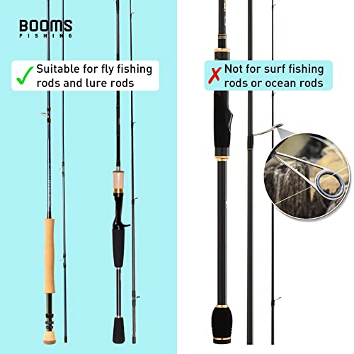 Booms Fishing Portable 5ft Rod Case with Zippers