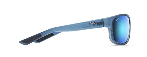 Maui Jim Kaiwi Channel Polarized Sunglasses, Blue/Black Stripe