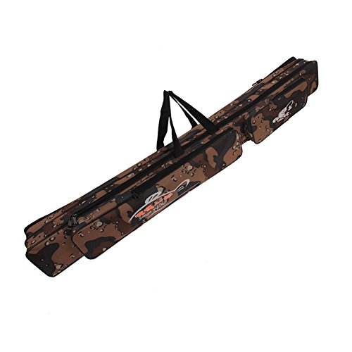 Compact Fishing Rod Case Organizer with Tackle Carrier