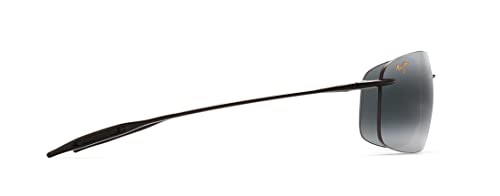 Maui Jim Breakwall Polarized Sunglasses, Gloss Black/Grey