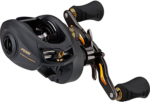 PENN Fathom Low Profile Reel in Black Gold