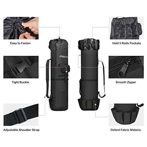 MOSISO Fishing Rod Case Bag - Waterproof & Durable