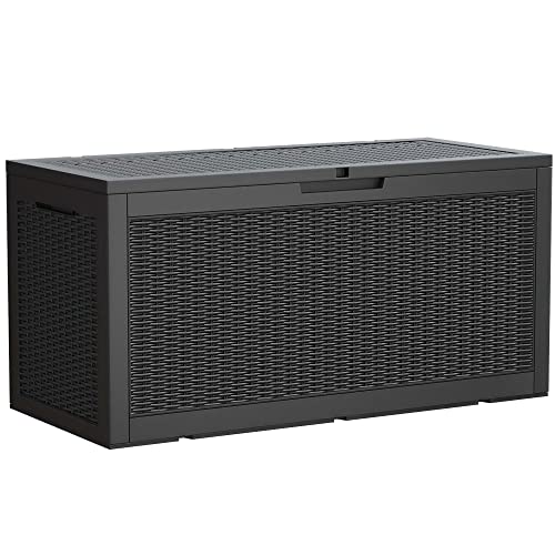 Devoko Waterproof Resin Deck Box for Outdoor Storage