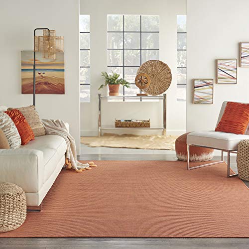 Nourison Positano Terracotta Indoor-Outdoor Area Rug, 8x10