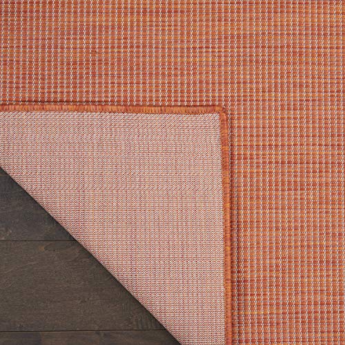 Nourison Positano Terracotta Indoor-Outdoor Area Rug, 8x10