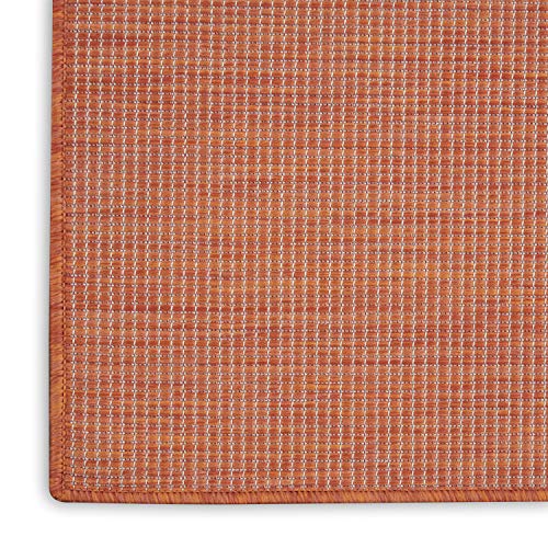 Nourison Positano Terracotta Indoor-Outdoor Area Rug, 8x10