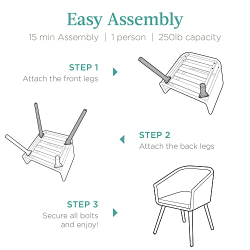 Set of 2 Patio Dining Chairs - Woven Wicker Design