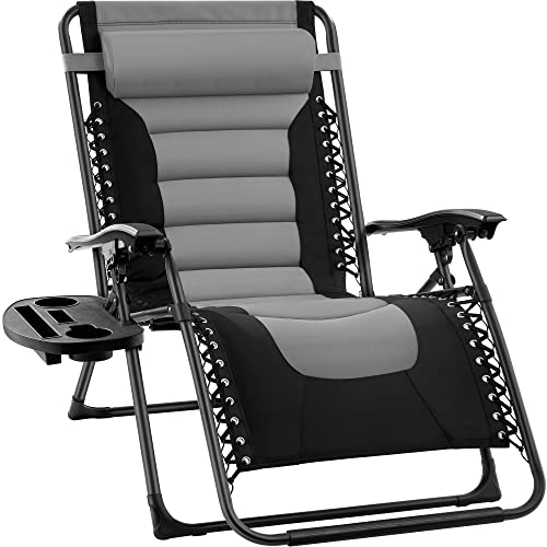 Oversized Padded Zero Gravity Chair for Backyard Lounging