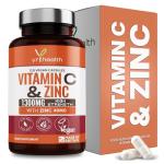 High Strength Vitamin C & Zinc - 120 Vegan Capsules