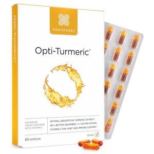 Healthspan Opti-Turmeric Liquid Curcumin 500mg Capsules