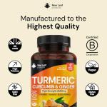High Strength Turmeric Tablets 2600mg with Ginger