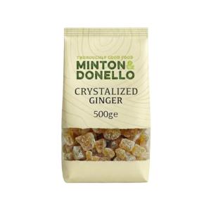Minton & Donello Sweet Spicy Diced Ginger 500g